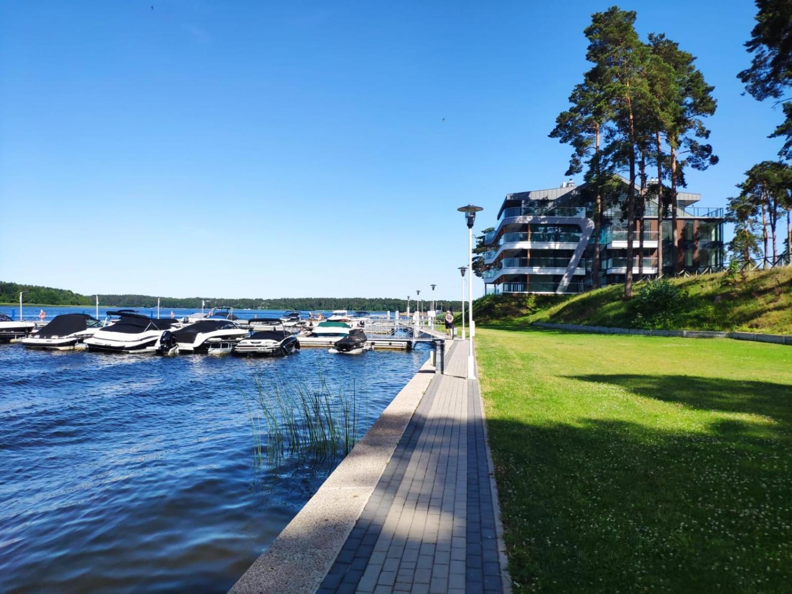 Apartament Bryza Augustow Z Widokiem Na Jezioro Necko Kültér fotó